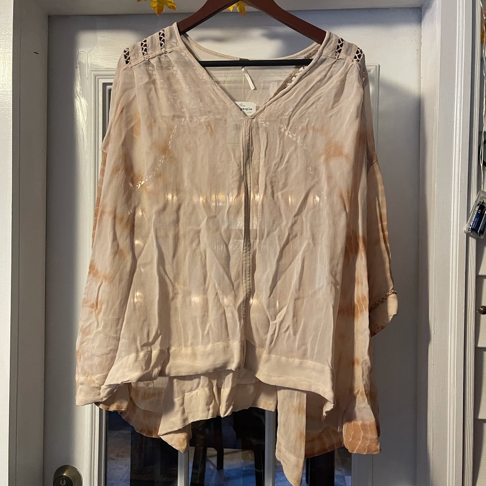 Free People size M new with tags boho blouse